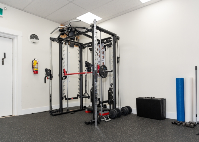 Clinic-Interior-06-exercise-equipment-500x700-Aldergrove-Physiotherapy-and-Rehabilitation-Centre-Aldergrove-BC